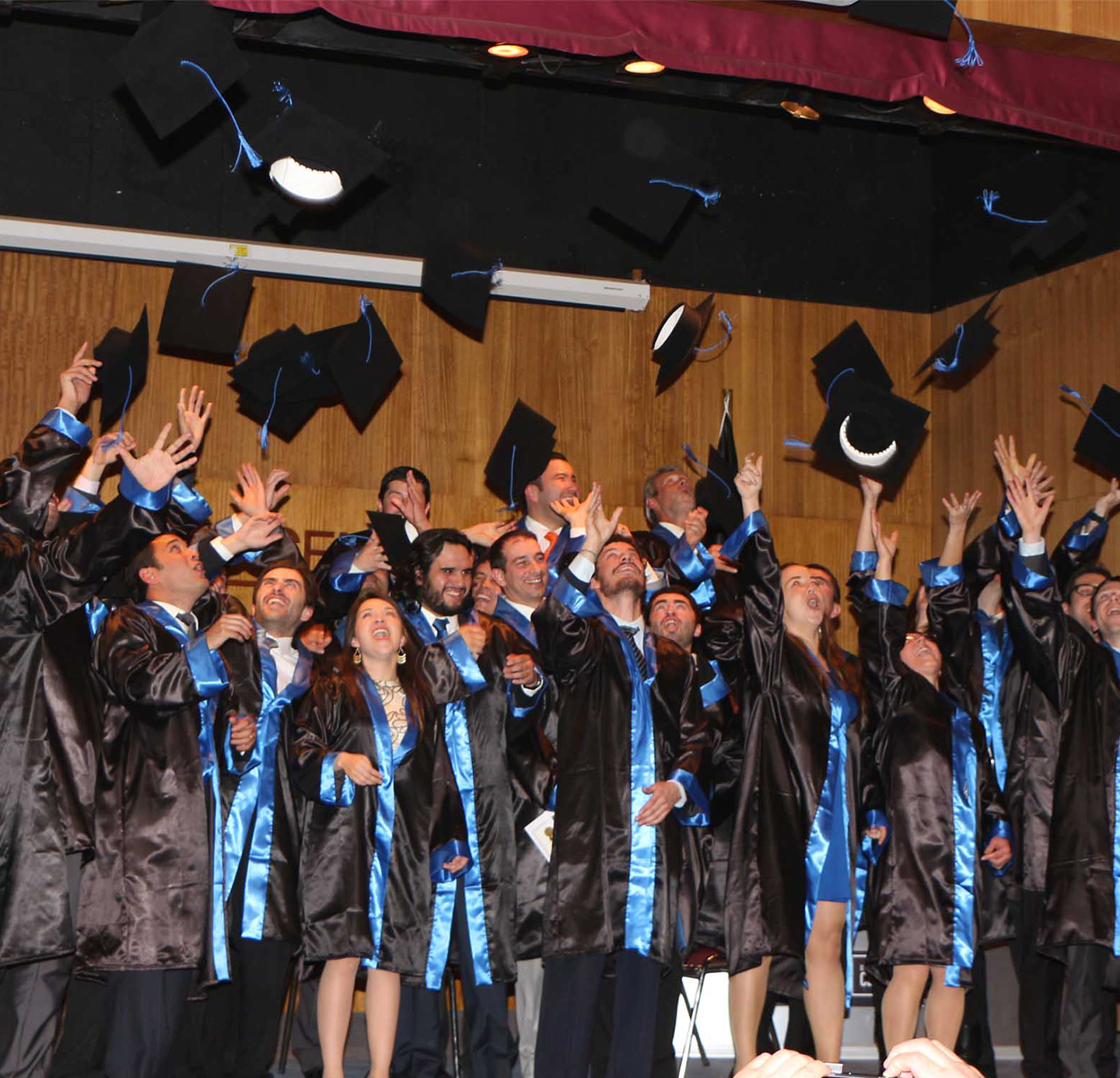 First graduation of chiropractors at Universidad Central
